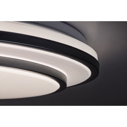 Rabalux - Φωτιστικό οροφής LED Dimmable LED/40W/230V 3000-6500K ασημί + τηλεχειριστήριο