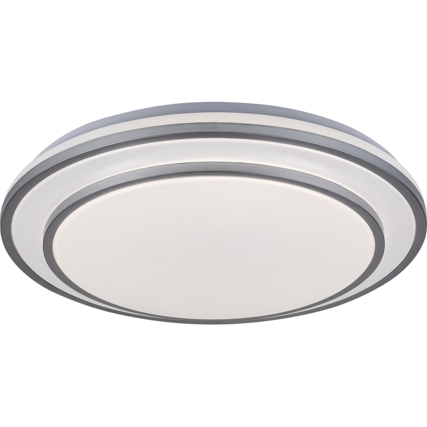 Rabalux - Φωτιστικό οροφής LED Dimmable LED/40W/230V 3000-6500K ασημί + τηλεχειριστήριο