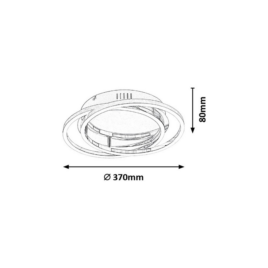 Rabalux - Φως οροφής LED LED/30W/230V διάμετρος 37cm