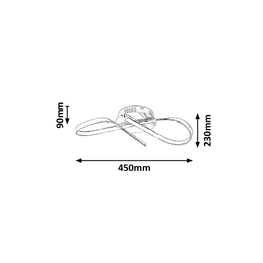Rabalux - Φως οροφής LED LED/20W/230V