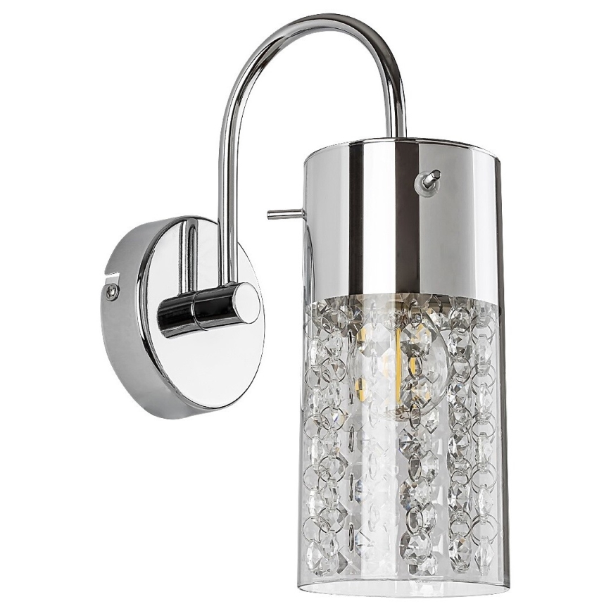 Rabalux - Επιτοίχιο φωτιστικό μπάνιου 1xE14/40W/230V IP44 γυαλιστερό χρώμιο