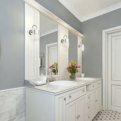 Rabalux - Επιτοίχιο φωτιστικό μπάνιου 1xE14/40W/230V IP44 γυαλιστερό χρώμιο