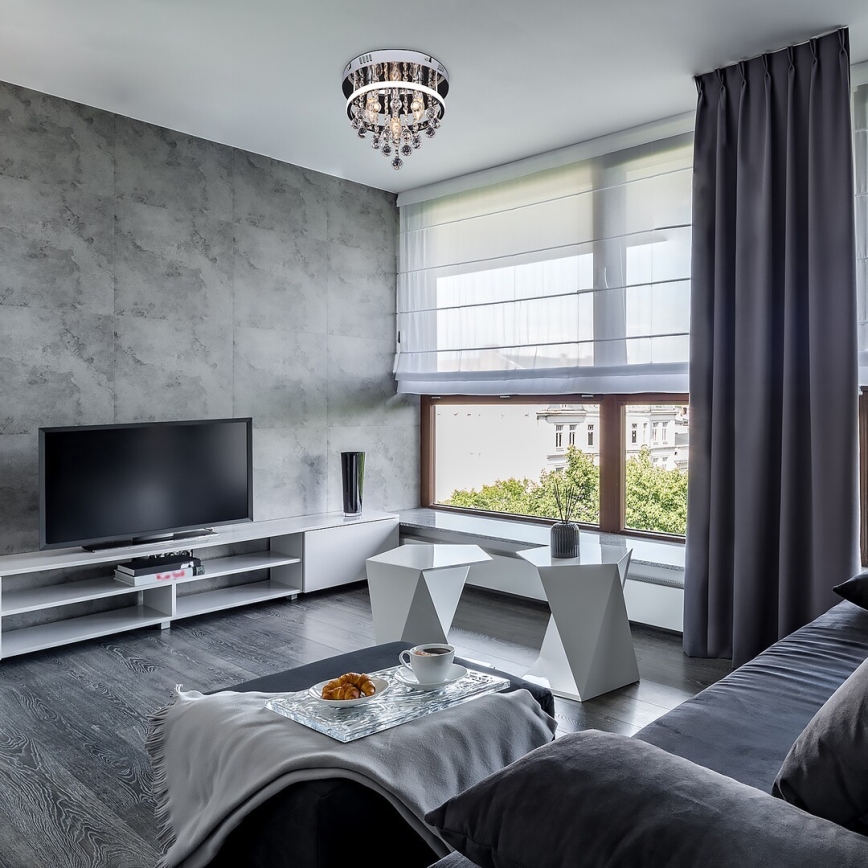 Rabalux - Κρυστάλλινο επιφανειακό φωτιστικό οροφής LED/20W/230V + 3xE14/40W διάμ. 30 cm