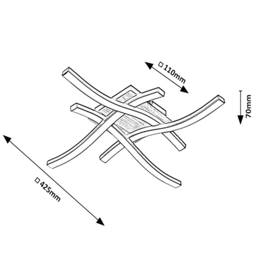 Rabalux - LED Οροφία Φωτιστικό 4xLED/20W/230V
