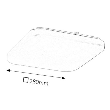 Rabalux - Φωτιστικό οροφής LED 1xLED/20W/230V 28x28 cm