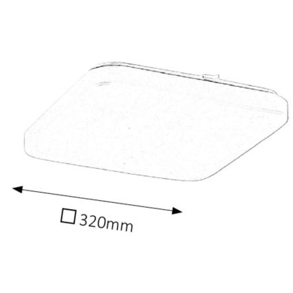 Rabalux - Φωτιστικό οροφής LED 1xLED/32W/230V 32x32 cm