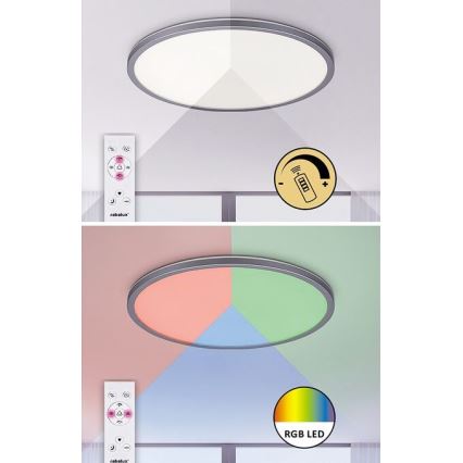 Rabalux - LED RGB dimmable φωτιστικό οροφής LED/22W/230V Wi-Fi + τηλεχειριστήριο