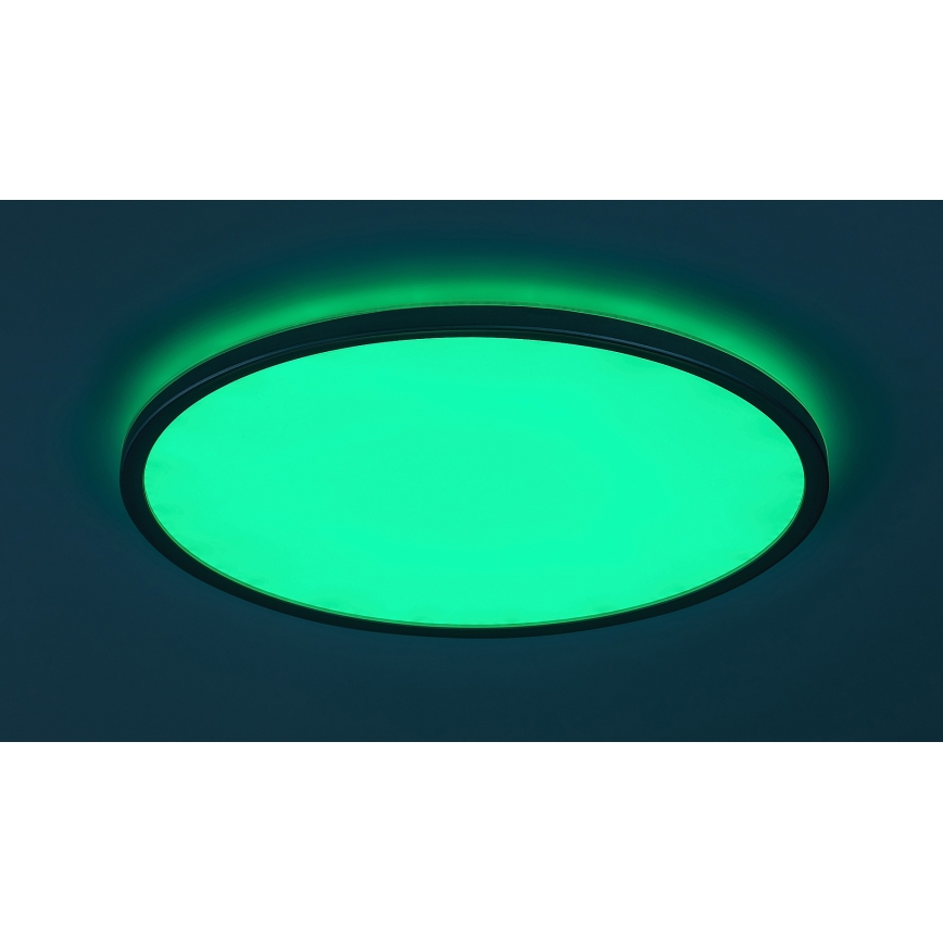 Rabalux - LED RGB Ρυθμιζόμενο φωτιστικό οροφής LED/22W/230V Wi-Fi Tuya + τηλεχειριστήριο διάμ. 41,5 εκ.