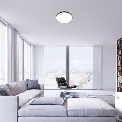 Rabalux - LED RGB Ρυθμιζόμενο φωτιστικό οροφής LED/22W/230V Wi-Fi Tuya + τηλεχειριστήριο διάμ. 41,5 εκ.