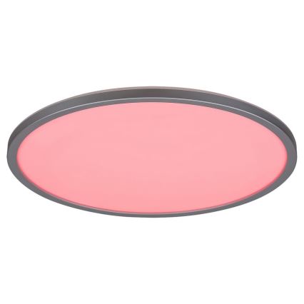 Rabalux - LED RGB Ρυθμιζόμενο φωτιστικό οροφής LED/22W/230V Wi-Fi Tuya + τηλεχειριστήριο διάμ. 41,5 εκ.