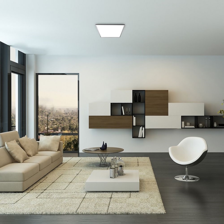 Rabalux - LED RGB ρυθμιζόμενο φωτιστικό οροφής LED/22W/230V Wi-Fi Tuya + τηλεχειριστήριο 42x42 cm