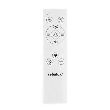 Rabalux - LED RGB ρυθμιζόμενο φωτιστικό οροφής LED/22W/230V Wi-Fi Tuya + τηλεχειριστήριο 42x42 cm