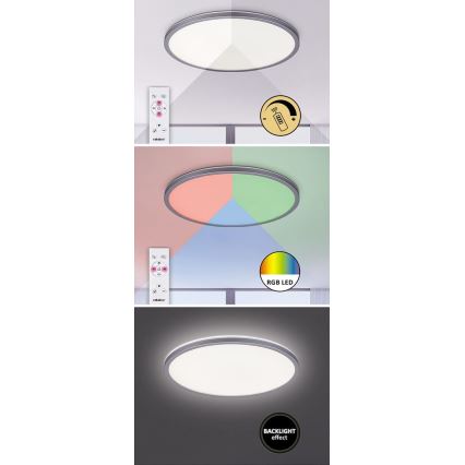 Rabalux - LED RGB dimmable φωτιστικό οροφής LED/22W/230V Wi-Fi + τηλεχειριστήριο