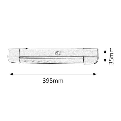 Rabalux - LED Φωτιστικό πάγκου 1xG13/10W/230V 39,5 cm