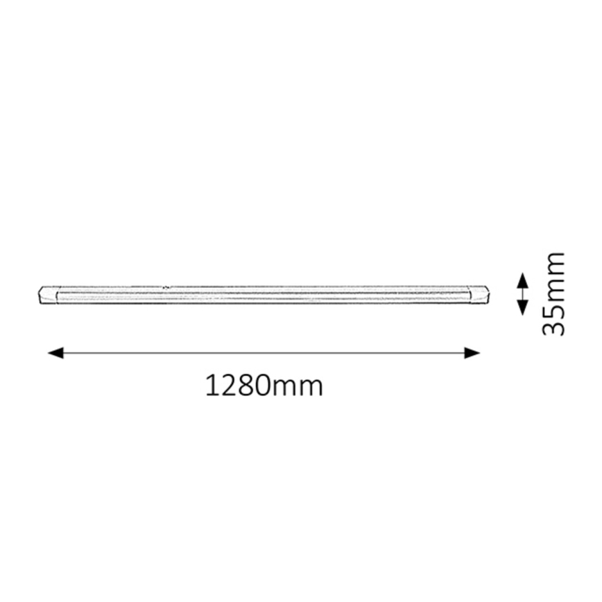 Rabalux - LED Φωτιστικό πάγκου 1xG13/36W/230V 128 cm