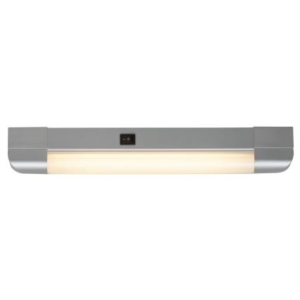 Rabalux - LED Φωτιστικό πάγκου BAND LIGHT 1xG13/10W/230V 39,5 cm ασημί