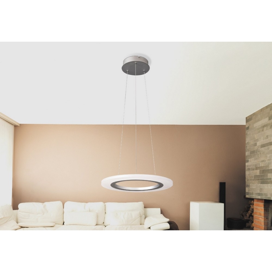 Rabalux 2428 - Πολύφωτο LED ADRIENNE LED/20W/230V ασήμι