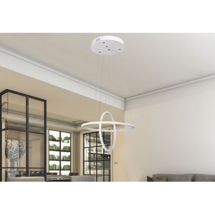 Rabalux - Πολύφωτο LED LED/37W/230V λευκό