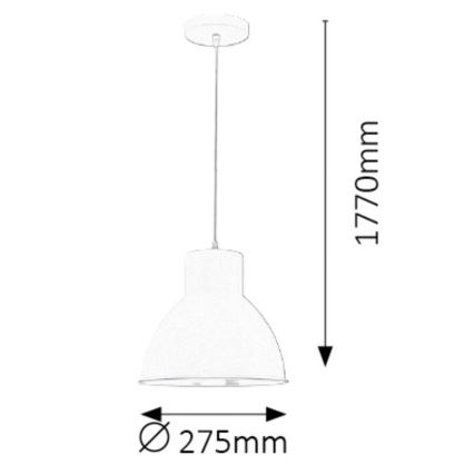 Rabalux - Πολύφωτο 1xE27/60W/230V μαύρο