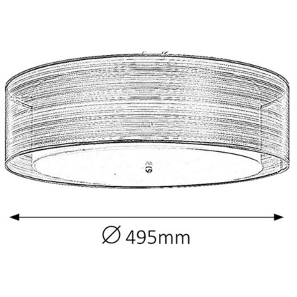 Rabalux - Φωτιστικό οροφής 3xE14/25W/230V διάμετρος 49,5 cm
