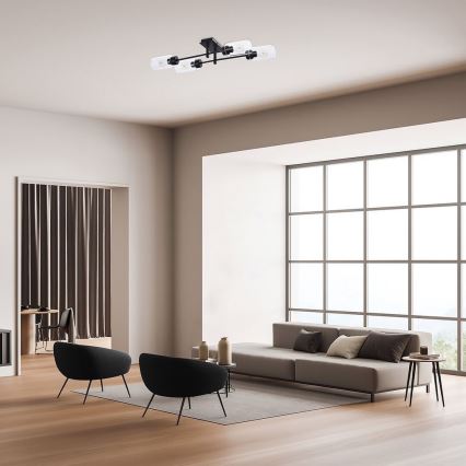 Rabalux - Πλαφονιέρα οροφής  4xE27/40W/230V