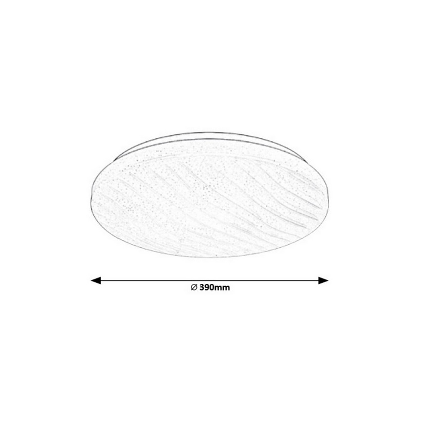 Rabalux - Φως οροφής dimmer LED LED/24W/230V