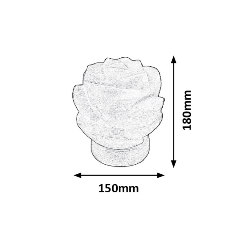 Rabalux - Λάμπα από αλάτι 1xE14/15W/230V 3,5 kg