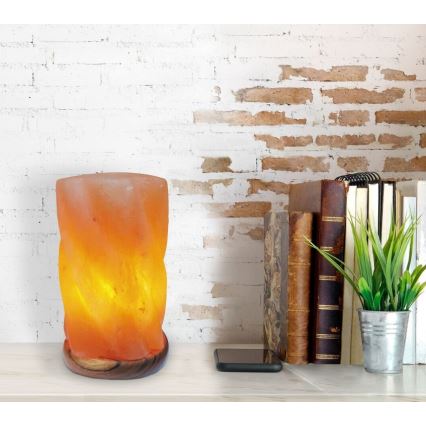 Rabalux - Λάμπα από αλάτι 1xE14/15W/230V 3,6 kg