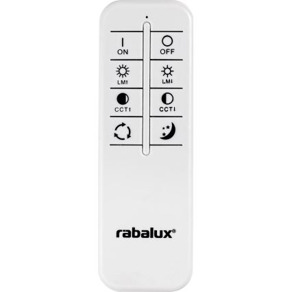 Rabalux - Ρυθμιζόμενο επιφανειακό φωτιστικό οροφής LED/48W/230V 3000K/4000K/6000K + τηλεχειριστήριο 49,5x49,5 cm