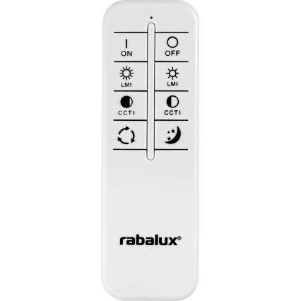 Rabalux - Ρυθμιζόμενο επιφανειακό φωτιστικό οροφής LED/48W/230V 3000K/4000K/6000K + τηλεχειριστήριο 49,5x49,5 cm