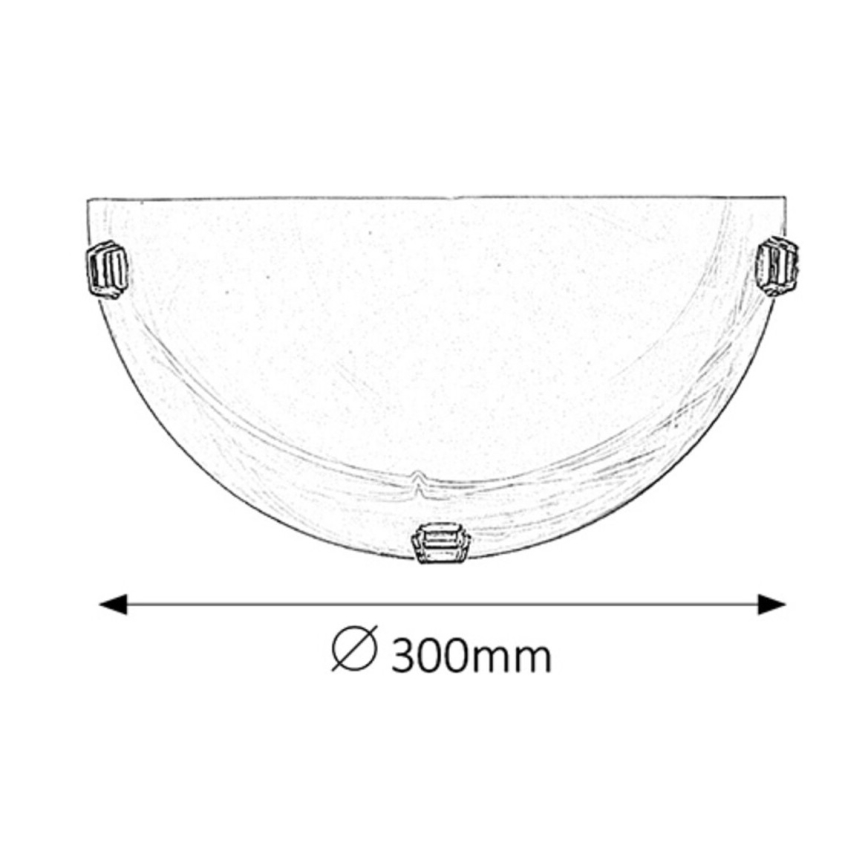 Rabalux - Φως τοίχου 1xE27/60W/230V