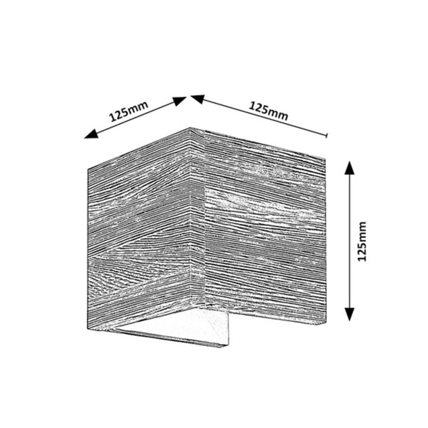 Rabalux  - Φωτιστικό τοίχου LED CINNAMON LED/7W/230V