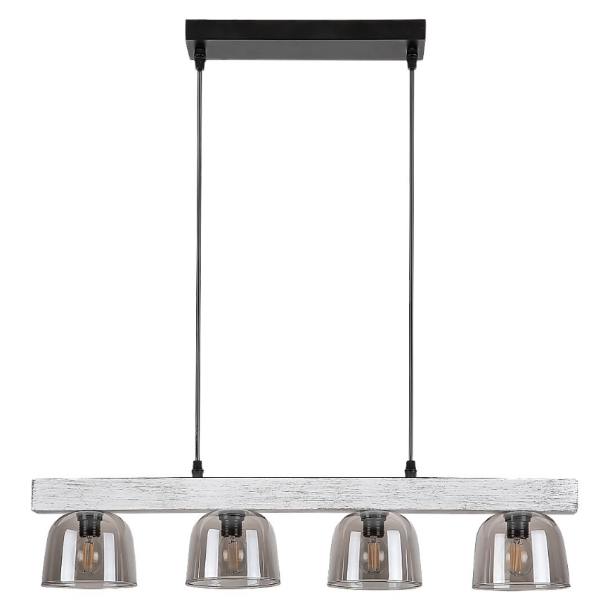 Rabalux - Κρεμαστό φωτιστικό οροφής ράγα 4xE14/40W/230V