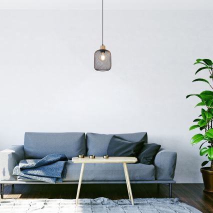 Rabalux - Κρεμαστό φωτιστικό οροφής μονόφωτο 1xE27/60W/230V