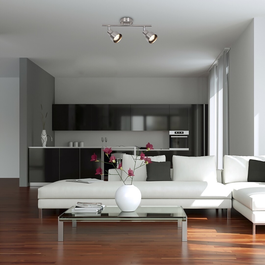 Rabalux - Φωτιστικό σποτ 2xGU10/50W/230V