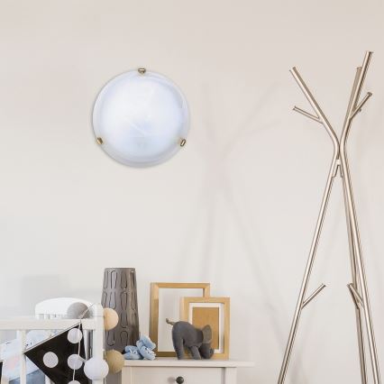 Rabalux - Φωτιστικό οροφής 1xE27/60W/230V με γυαλί αλαβάστρου