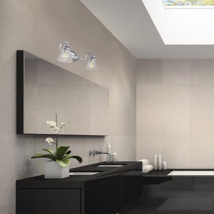 Rabalux - Επιτοίχιο φωτιστικό μπάνιου με 2 λάμπες E14/40W/230V IP44