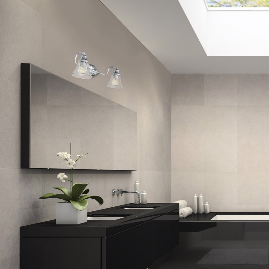 Rabalux - Επιτοίχιο φωτιστικό μπάνιου με 2 λάμπες E14/40W/230V IP44