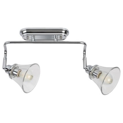 Rabalux - Επιτοίχιο φωτιστικό μπάνιου με 2 λάμπες E14/40W/230V IP44