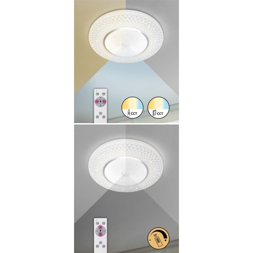 Rabalux - LED Dimmable φωτιστικό οροφής LED/72W/230V 3000-6500K + τηλεχειριστήριο