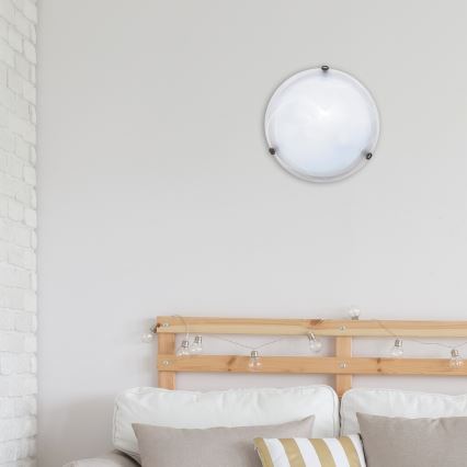 Rabalux - Φωτιστικό οροφής 2xE27/60W/230V με γυαλί αλάβαστρου