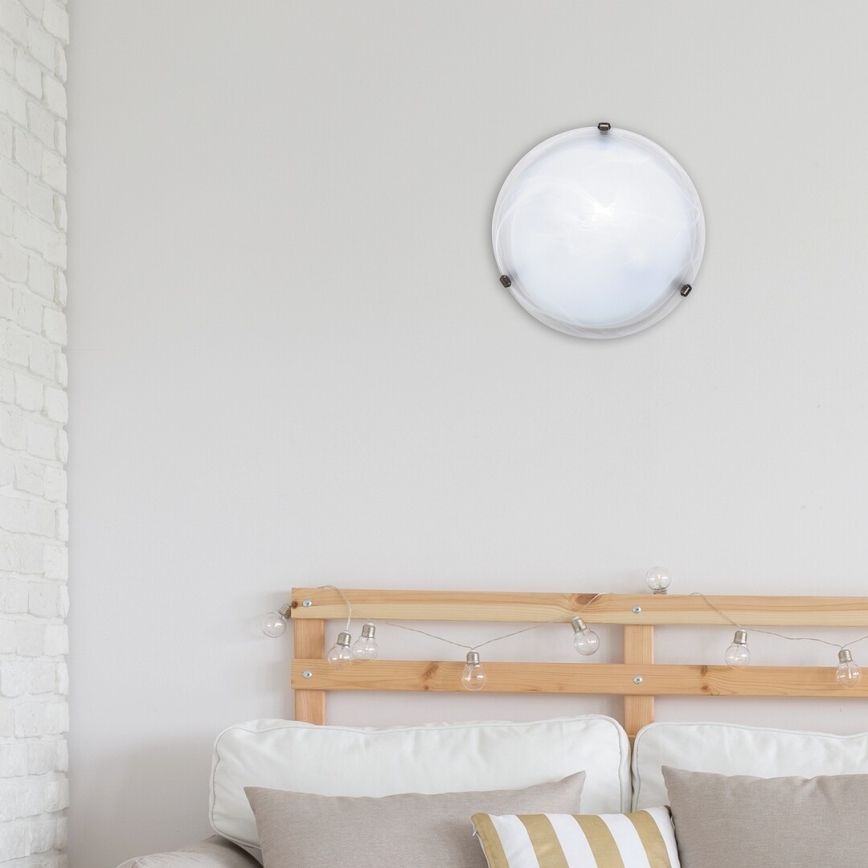 Rabalux - Φωτιστικό οροφής 2xE27/60W/230V με γυαλί αλάβαστρου