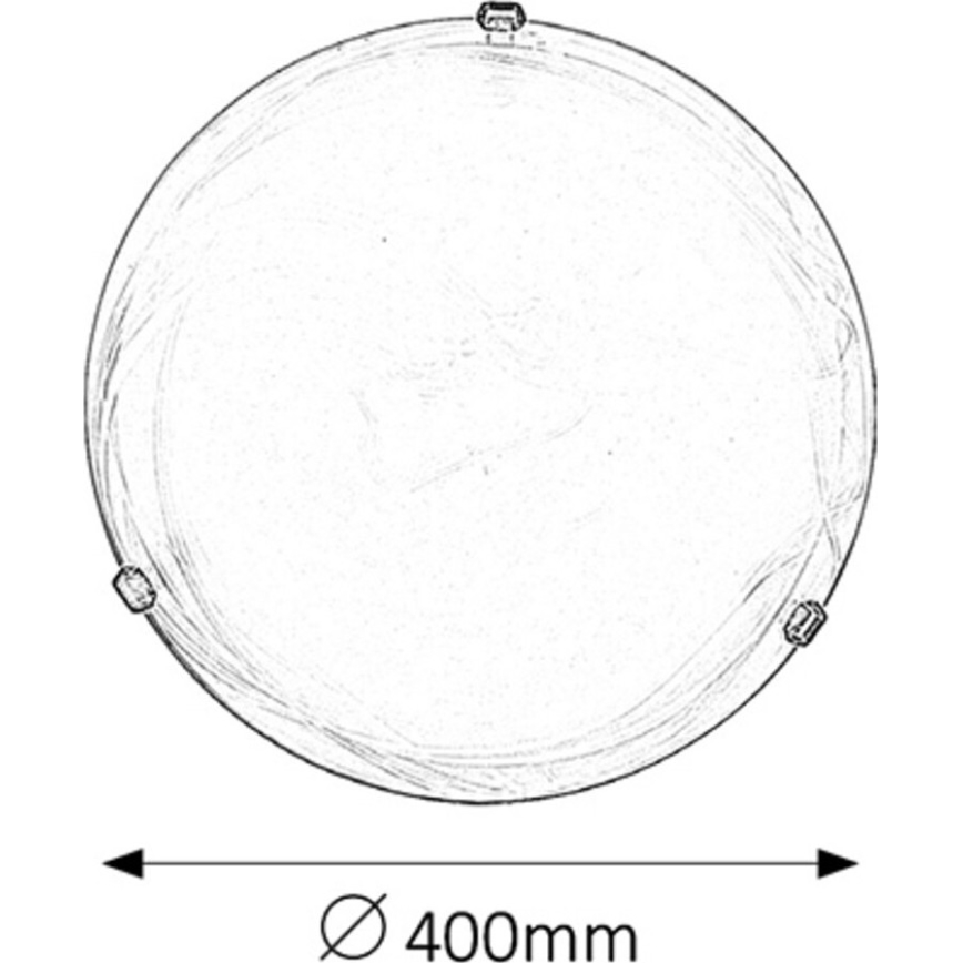 Rabalux - Φωτιστικό οροφής 2xE27/60W/230V με γυαλί αλάβαστρου