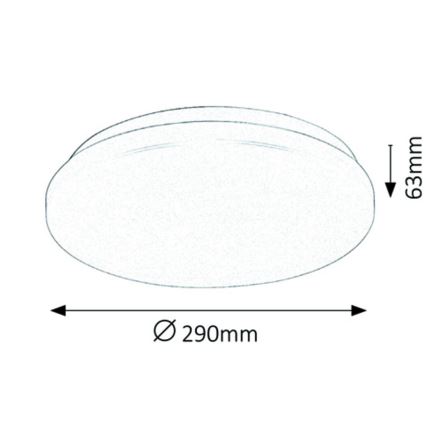 Rabalux - Φως οροφής LED 1xLED/20W/230V