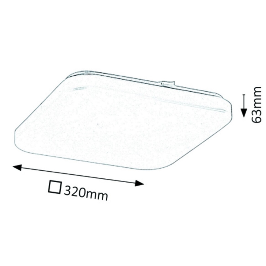 Rabalux - Φωτιστικό οροφής LED LED/32W/230V 32x32 cm