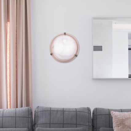 Rabalux - Φωτιστικό οροφής 2xE27/60W/230V γυαλί αλάβαστρου