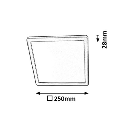 Rabalux - Φως οροφής μπάνιου LED LED/15W/230V IP44