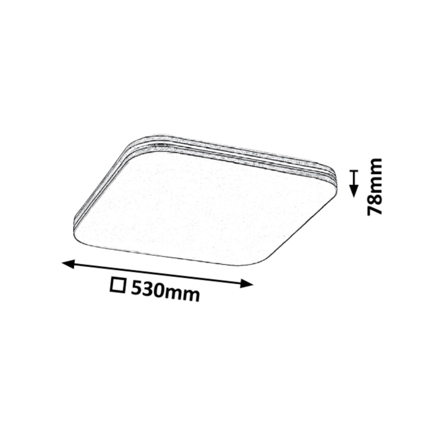 Rabalux - Φως οροφής LED LED/36W/230V γωνιακός