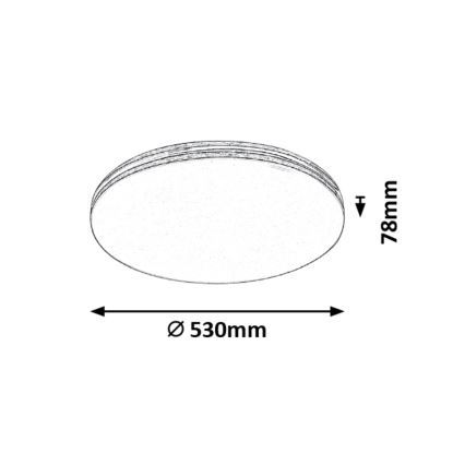 Rabalux - Φως οροφής LED LED/36W/230V στρογγυλό