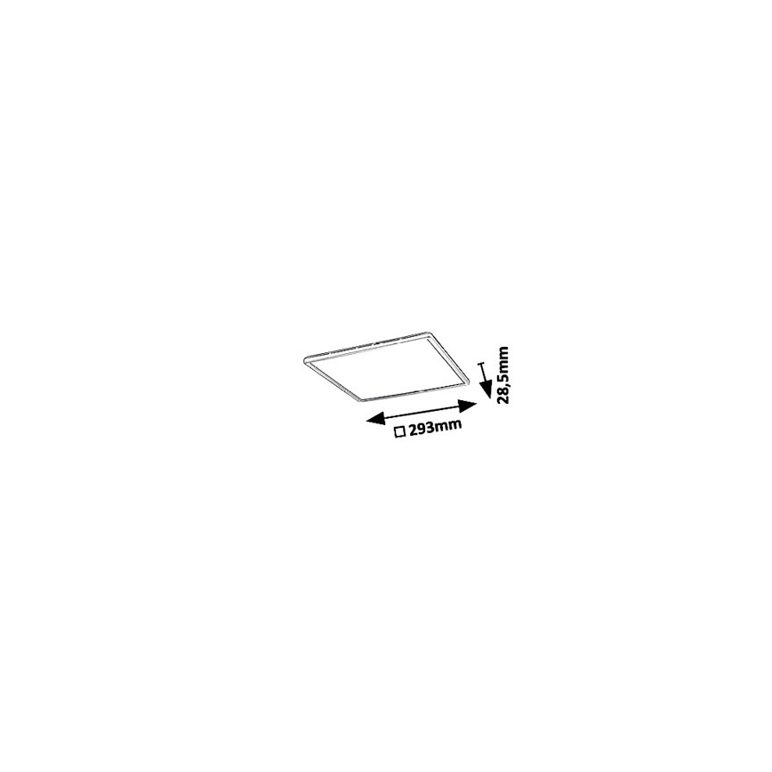 Rabalux 3429 - Φως οροφής LED PAVEL LED/18W/230V